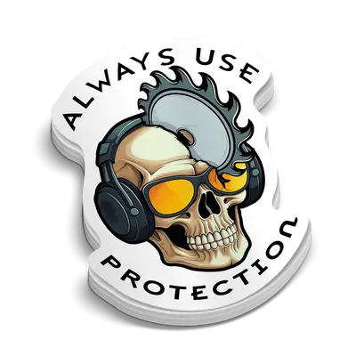 Protection  -  Hard Hat Decal