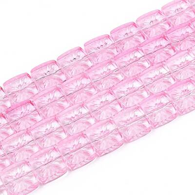 Transparent Glass Beads Strands