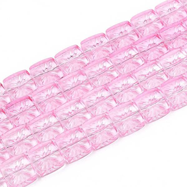 Transparent Glass Beads Strands