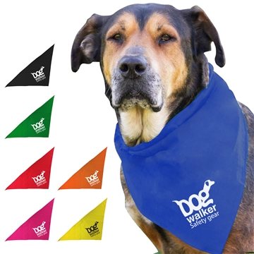 250 Custom Large Triangle Bandana - 100% Cotton