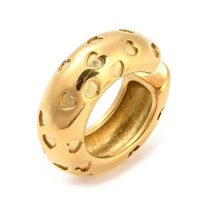Ion Plating(IP) 304 Stainless Steel Cuff Earrings for Women