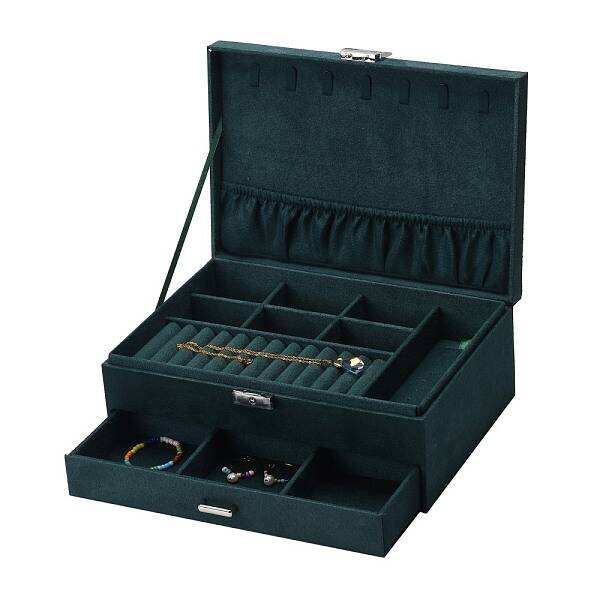 Velvet & Wood Jewelry Boxes