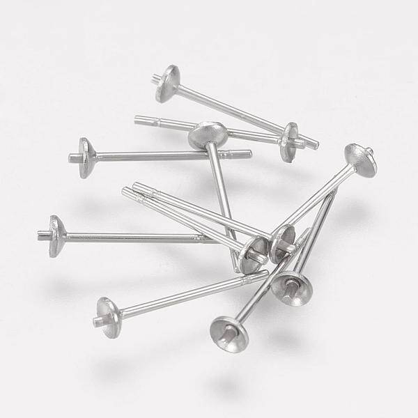 Tarnish Resistant 304 Stainless Steel Stud Earring Findings