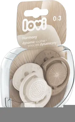 LOVI Harmony 0-3 months pacifier 2 pieces
