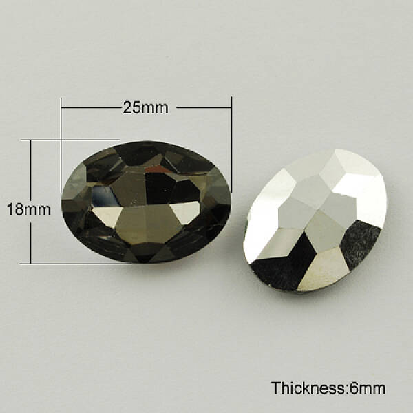 Glass Pointed Back Rhinestone