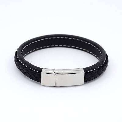 Unisex Casual Style Braided Leather Cord Bracelets