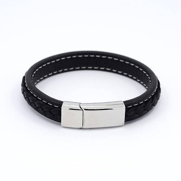 Unisex Casual Style Braided Leather Cord Bracelets