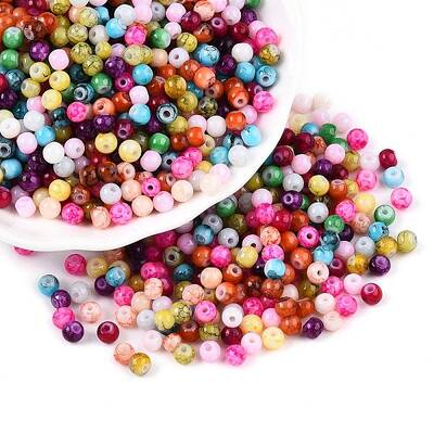 Baking Painted Glass Beads