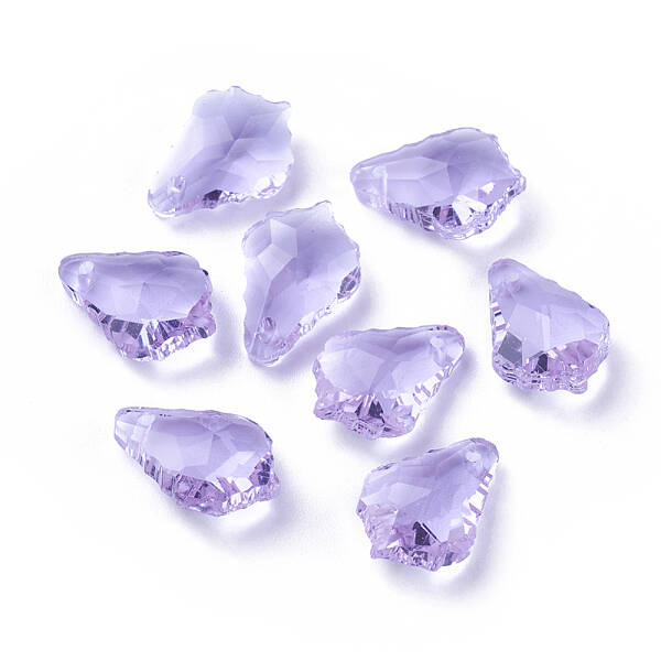 Faceted Glass Pendants