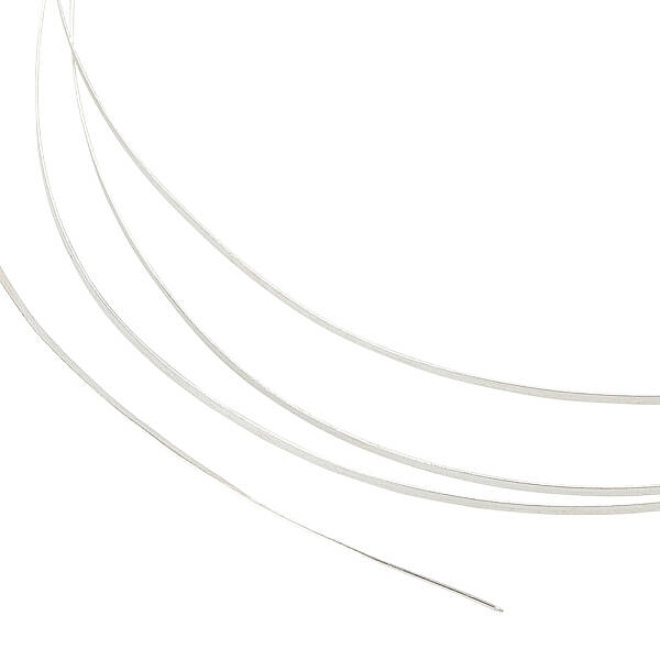 1Pc Flat 925 Sterling Silver Wires