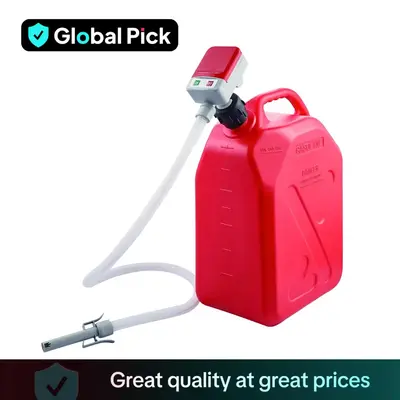 Automobile Nozzle Fuel Pump Tool with Pipe, Small Portable Vehicle Fuel Pump for Automobiles, Motorcycles, Lawn Mowers, Chain...