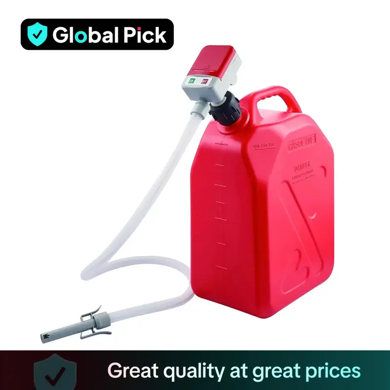 Automobile Nozzle Fuel Pump Tool with Pipe, Small Portable Vehicle Fuel Pump for Automobiles, Motorcycles, Lawn Mowers, Chain...