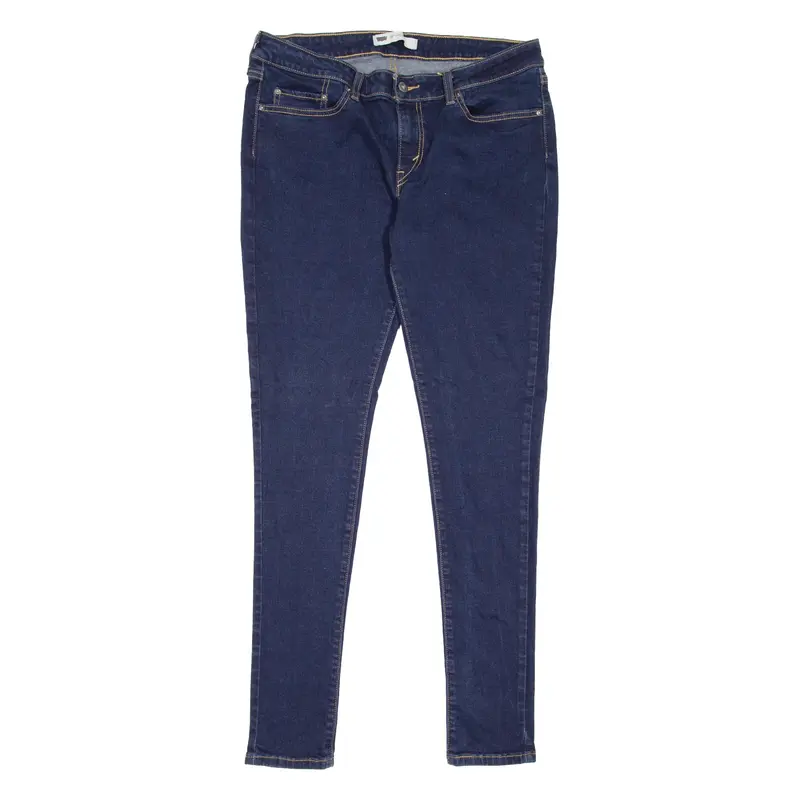 LEVI'S 535 Legging Womens Jeans Blue Slim Skinny W34 L32