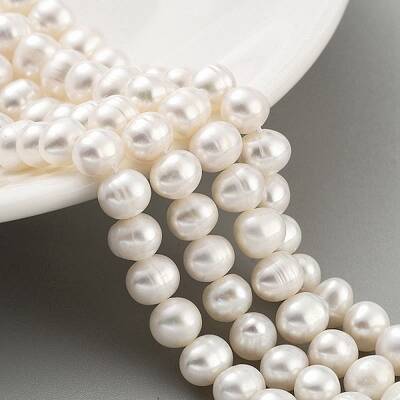 Natural Cultured Freshwater Pearl Beads Strands