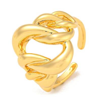 Brass Open Cuff Rings