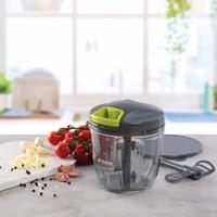 Piranha Pull & Chop Jumbo 900ml - Manual Food Processor with Storage Lid and Whisk Attachment