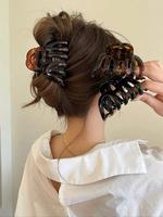 Women's Solid Color Hair Claws, Casual Versatile Hair Accessories for Daily Wear, Simple All-match Hairwear for Women & Girls...