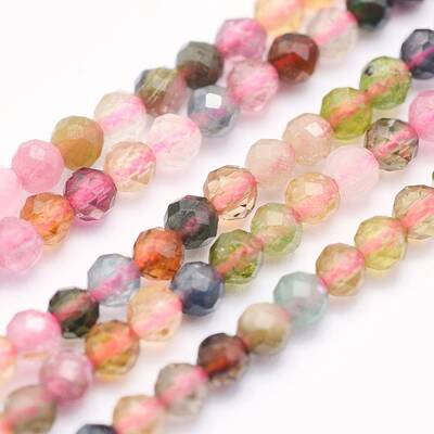 Natural Tourmaline Beads Strands