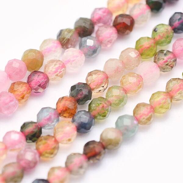 Natural Tourmaline Beads Strands