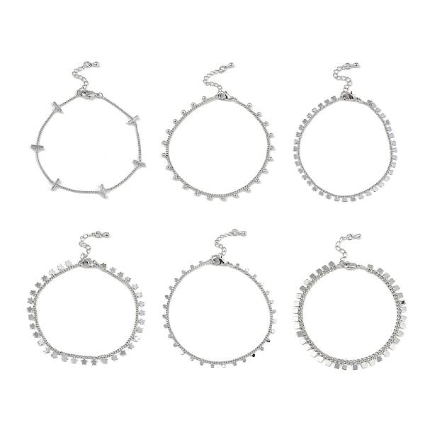 Rack Plating Brass Bracelets for Women
