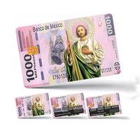 Jesus Pattern Credit Card Skin Sticker, 4 Counts/set Ultra-thin Waterproof Scratch Resistant Card Sticker, Personalized Bank ...