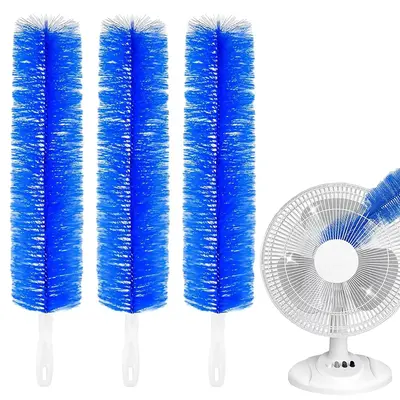 3Counts Cleaner Brush,Duster Bendable Microfiber Head,Reusable Cobweb Duster,Washable,Fan Cleaner Brush,ldeal for Ceiling Fan...