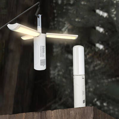 Outdoor LED Lamp Folding Light Emergency Flashlight Camping Lights Type-C USB Function