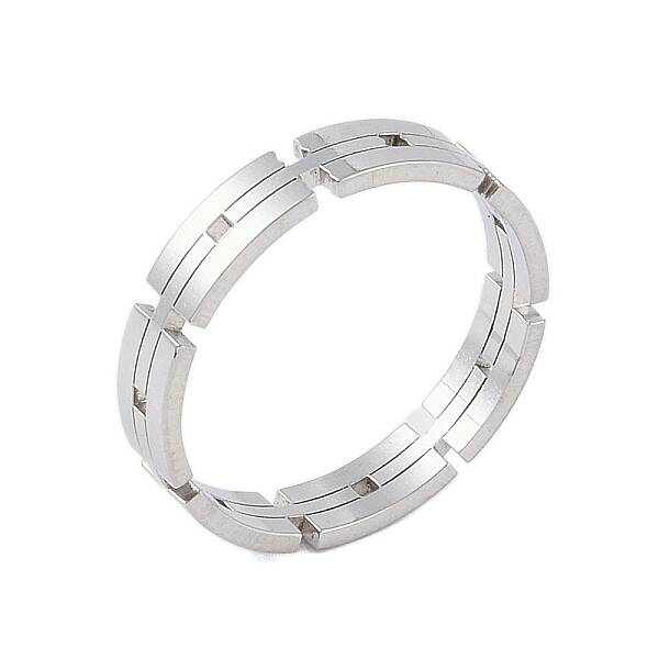 Non-Tarnish 304 Stainless Steel Chain Shape Finger Ring for Women Men
