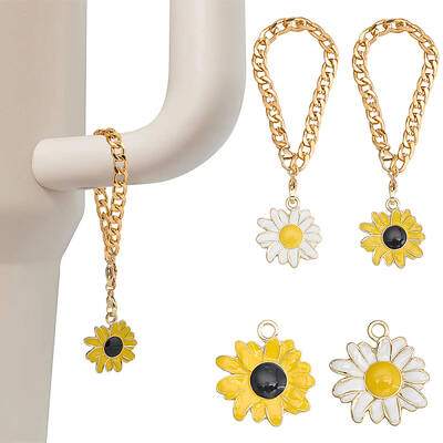 DIY Daisy Cup Charms Jewelry Making Kit