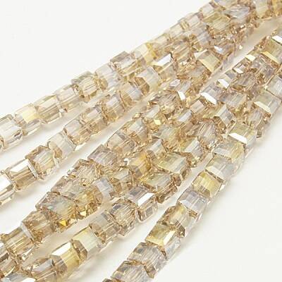 Electroplate Glass Beads Strands