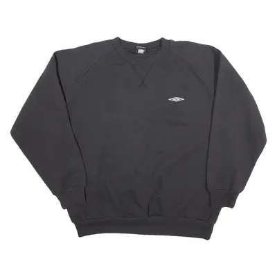 REEBOK Womens Sweatshirt Black 2XL