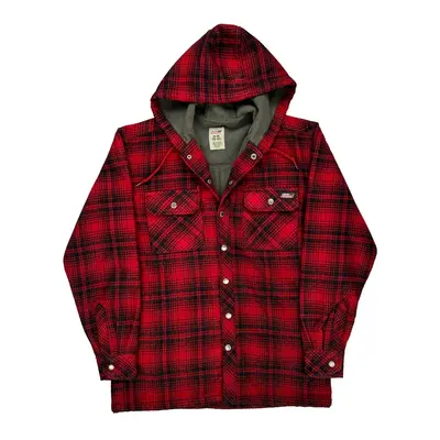 Dickies Checked Jacket - Medium Red Polyester