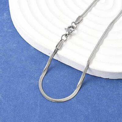 Non-Tarnish 304 Stainless Steel Snake Chain Necklaces