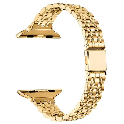 ,Stainless Steel Watch Band Compatible with Apple Watch (Band Only), Business Watch Band for Women, Fashion Wearable Accessor...