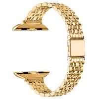 ,Stainless Steel Watch Band Compatible with Apple Watch (Band Only), Business Watch Band for Women, Fashion Wearable Accessor...