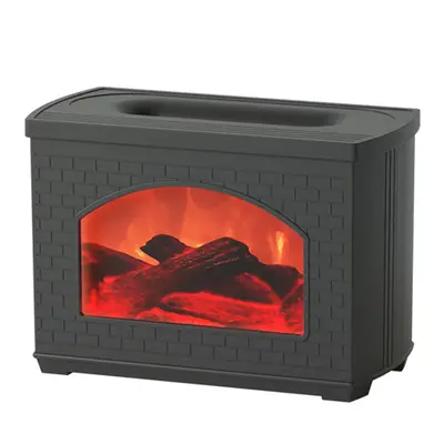 Fireplace Air Humidifier Flame Effect | Color: White