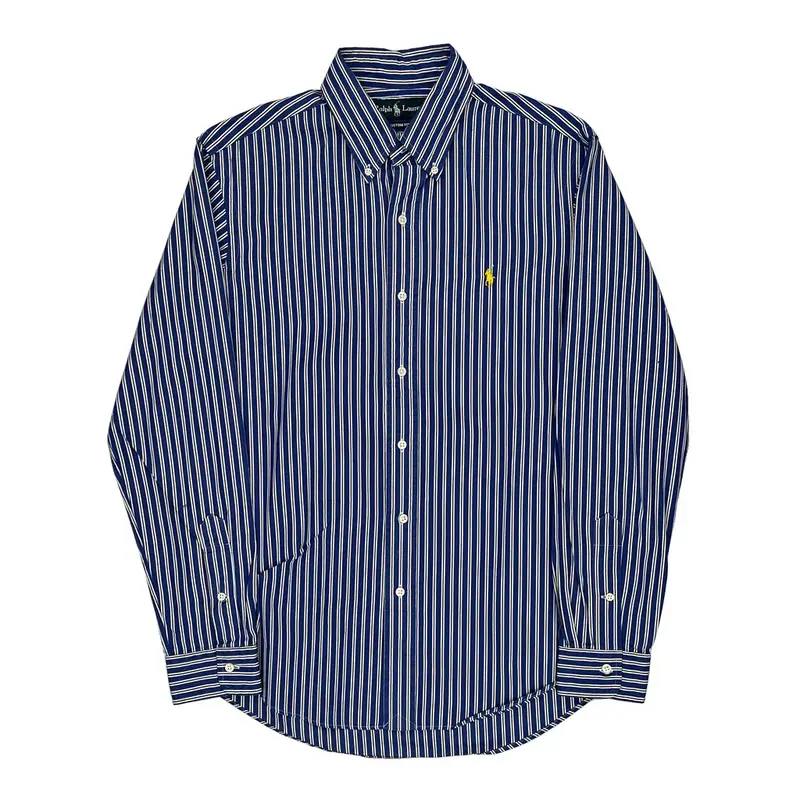 Ralph Lauren Striped Shirt - Medium Blue Cotton