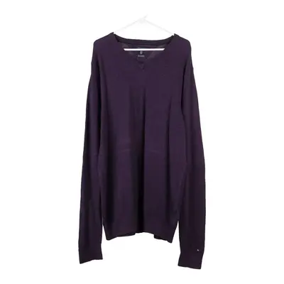 Tommy Hilfiger Jumper - XL Purple Cotton