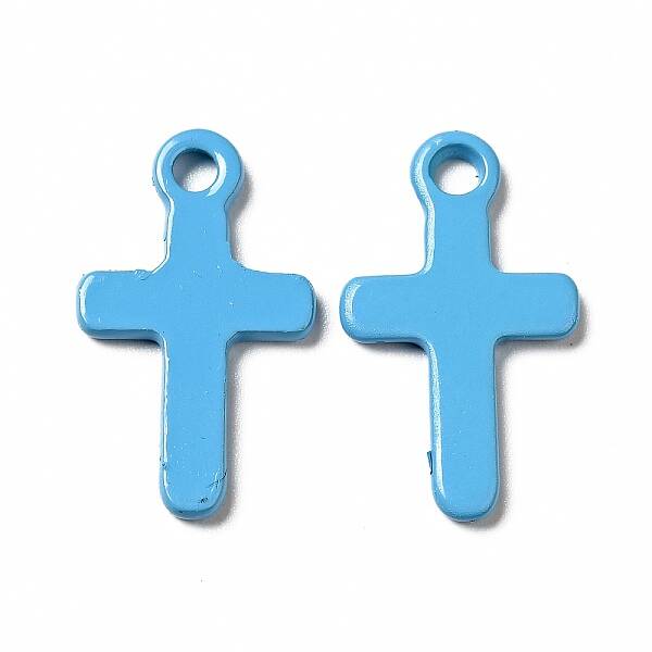 Spray Painted 201 Stainless Steel Pendants
