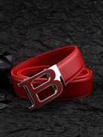 Men's Business Fashion Letter B Design Belt, Casual Modern Waistband for Jeans Trousers, Fashion Belt for Party, Daily Decor,...
