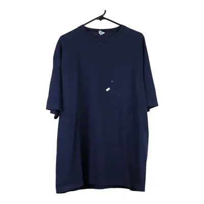 Waves T-Shirt - XL Navy Cotton