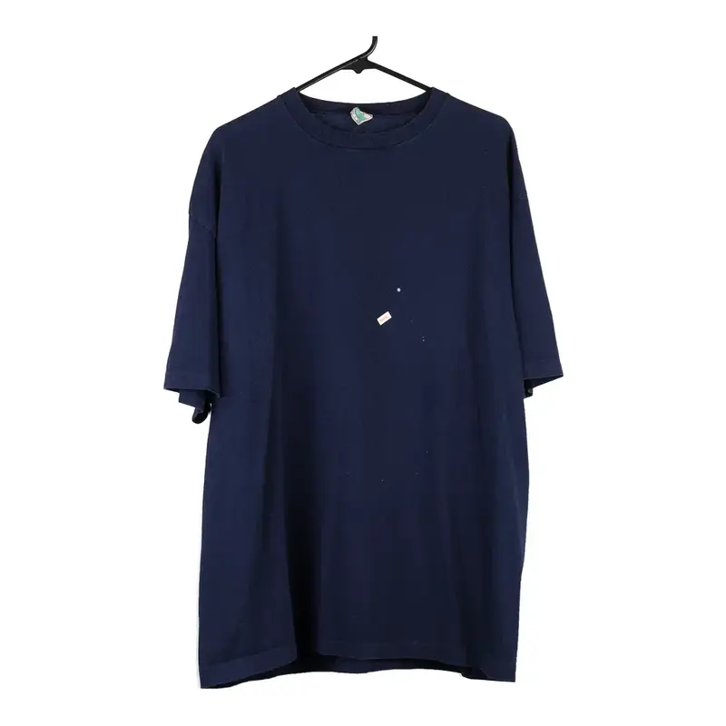 Waves T-Shirt - XL Navy Cotton
