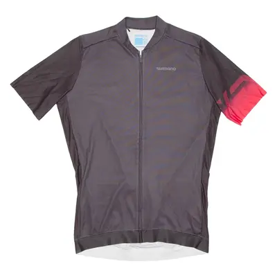 Cycling Mens Jersey Black Full Zip XL