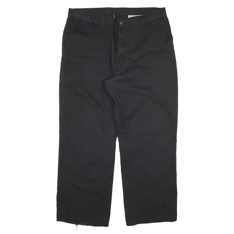DICKIES Workwear Trousers Black Regular Straight Mens W38 L30