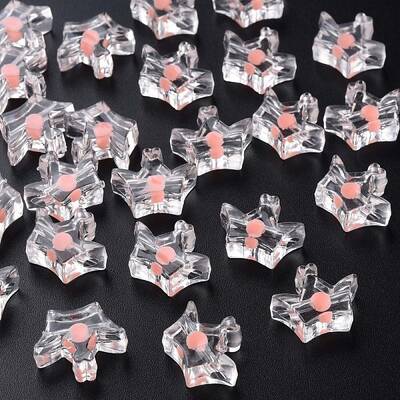 Transparent Acrylic Beads