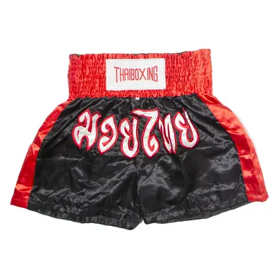 THAI BOXING Martial Arts Mens Sports Shorts Black Colourblock XL W30