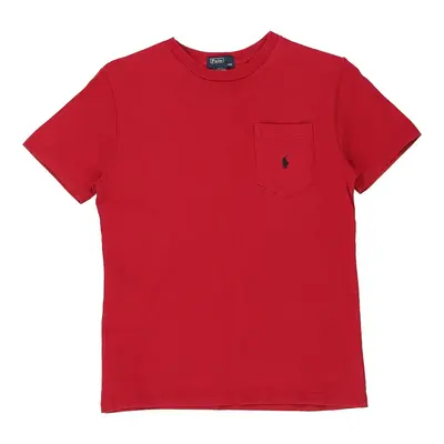 Ralph Lauren T-Shirt - Medium Red Cotton