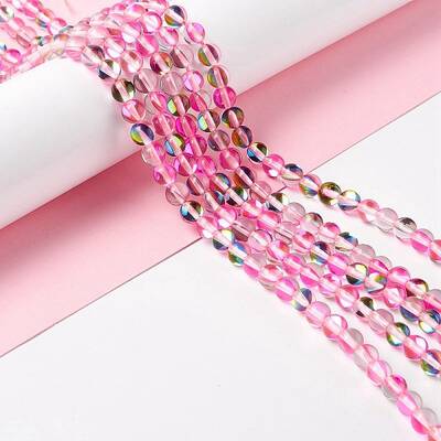 Synthetic Moonstone Beads Strands