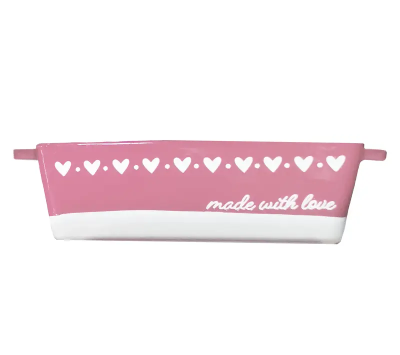 10 Strawberry Street Made With Love Baking Dish Loaf Pan