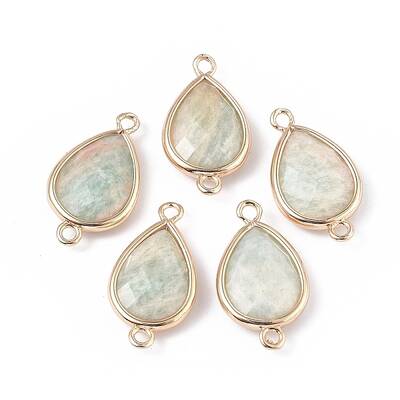 Natural Amazonite Links connectors
